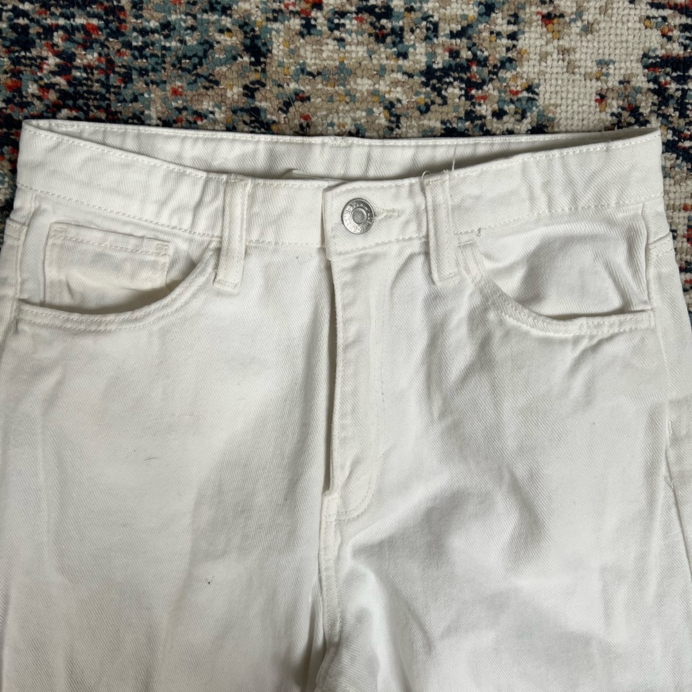 Girl H&M High-Waisted White flared Pants - Picture 6 of 9